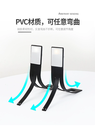 Подходит для Kindle, лампа для чтения, лампа для чтения, светодиодная прикроватная электронная книга, ночное чтение, книжная лампа с зажимом, USB перезаряжаемая мини-портативная складная клипса, планшетная книга, студенческое общежитие, защита глаз, креативная лампа-закладка