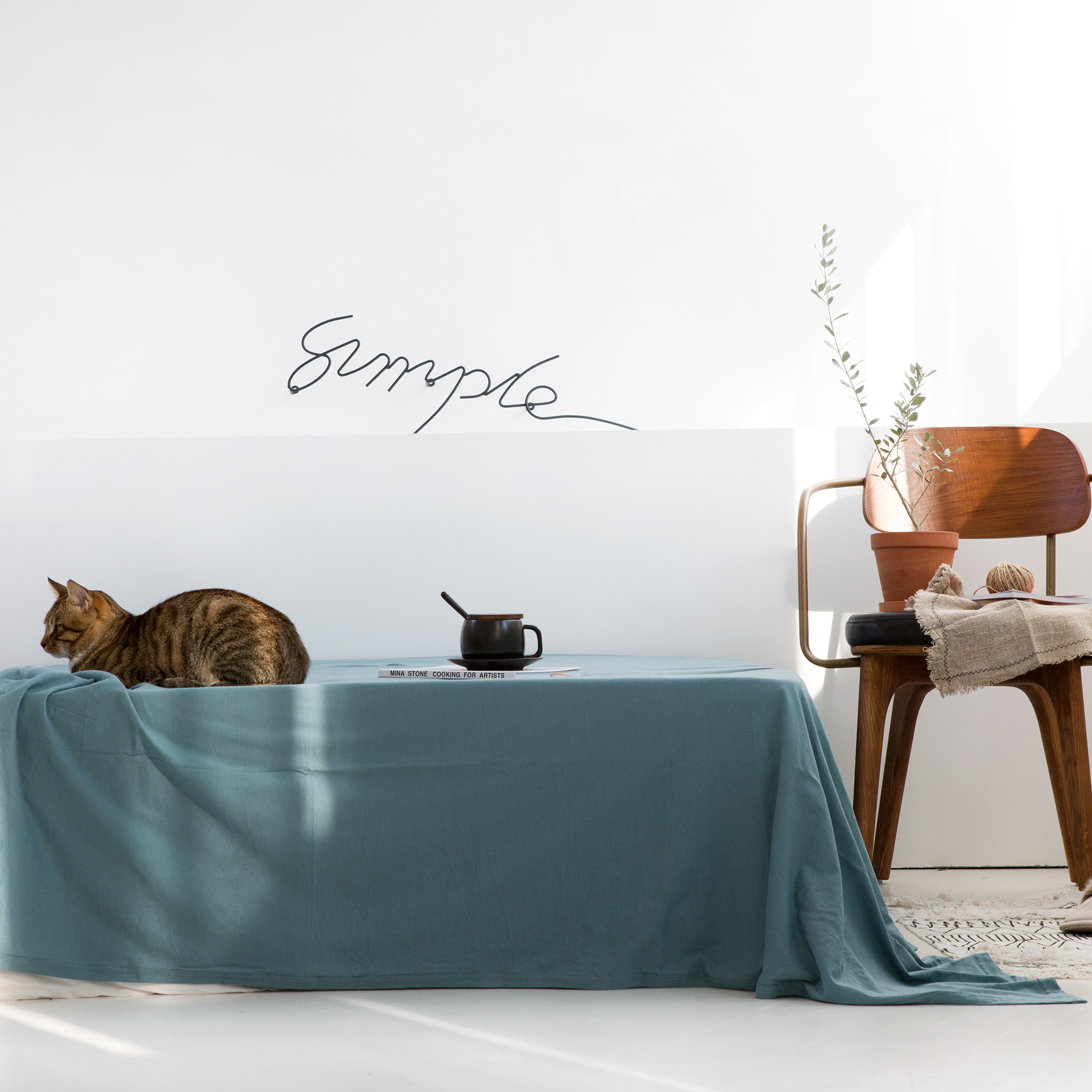 Simple solid color knitted cotton bed sheet single piece retro color nude sleep solid color 1 5m1 8m cotton bedding