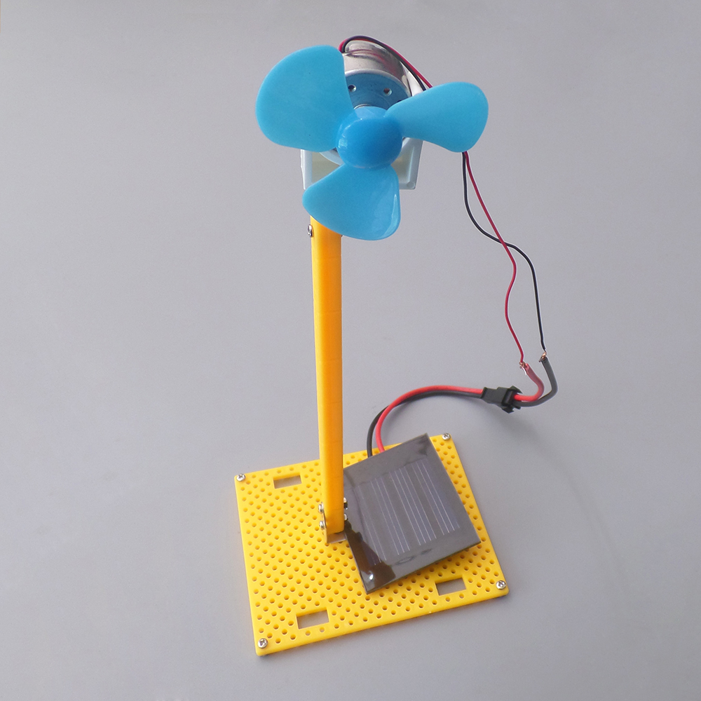 Small solar fan DIY solar toy science education puzzle stem maker material assembly and assembly toy