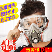 Gas mask Spray paint dust mask Chemical gas formaldehyde male industry dust fire pesticide protective mask