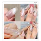 Круглые платиновые накладные ногти из жемчуга для маникюра, аксессуары, ювелирное украшение, смешанное украшение для ногтей