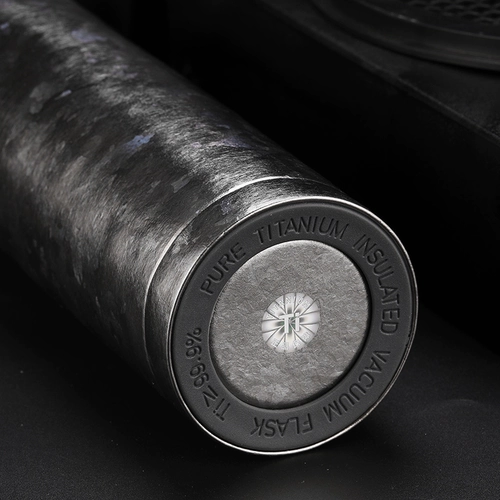 Range Rover Pure Titanium Cup Tea Filter Теплоизоляция чашка дикого лагеря двойной слой ледяной цветок повседневный анти -хот -чайный бизнес титановый водный чашка