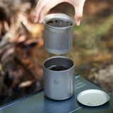 Fire Maple Prajna одиночная чашка чайная чашка двойной слой титана чайная чая одиночная чашка титановой чашка титановый чай Prajna Titanium Tea Cup Cup Cup