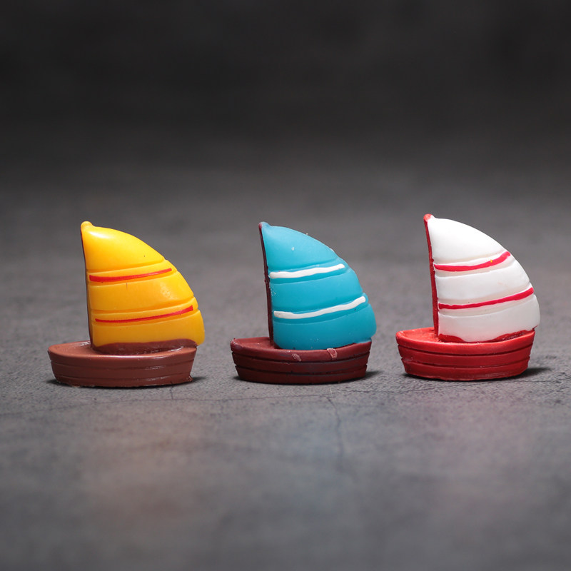 Mediterranean Sailing Simulation Model Children Play Home Wine Scene Decorative Boys and Girls Toys Mini Super Miniature