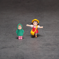 Little girl Childrens house toys Male and female children doll house ornaments simulation mini cute ultra-small miniature doll