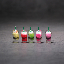 Straw coffee cup miniature food play mini model diy small kitchen supermarket scene simulation ultra-small food toy