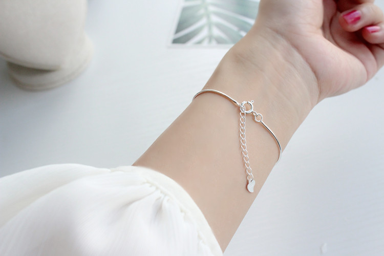 Bracelet de cheville Femme       en Argenterie - Ref 3103881 Image 16