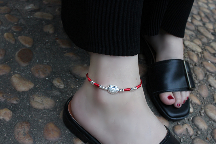 Chaine de cheville Femme       en Argenterie - Ref 3104840 Image 9