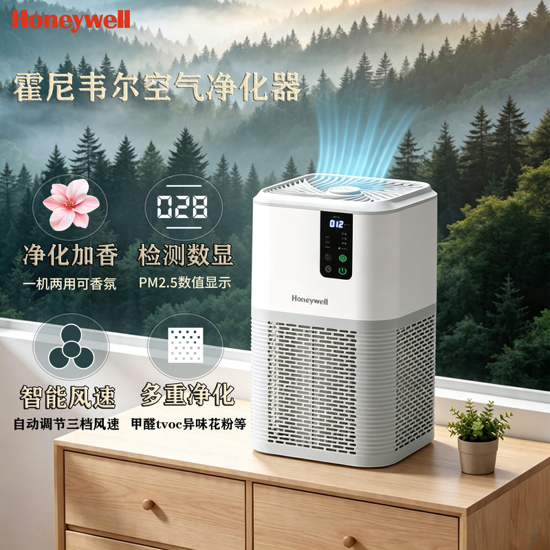 Honeywell Air Purifier for Home Office Desk, Filters Dust, Haze, Removes Odors, Formaldehyde Purifier Honeywell Air Purifier for Home Office Desk, Filters Dust, Haze, Removes Odors, Formaldehyde Purifier