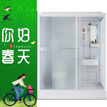 Integral shower room bathroom with toilet dry and wet separation Hotel household integrated bathroom rectangular
