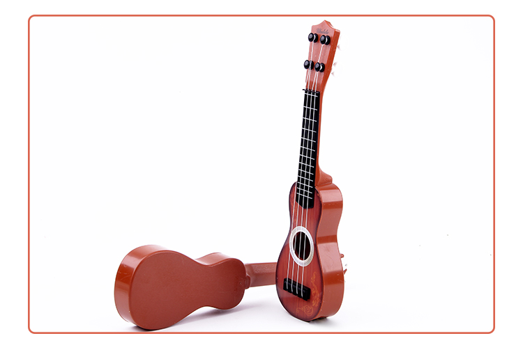 Trẻ em mẫu giáo giáo dục sớm âm nhạc đồ chơi nhạc cụ có thể chơi mô phỏng ukulele mini guitar giải thưởng