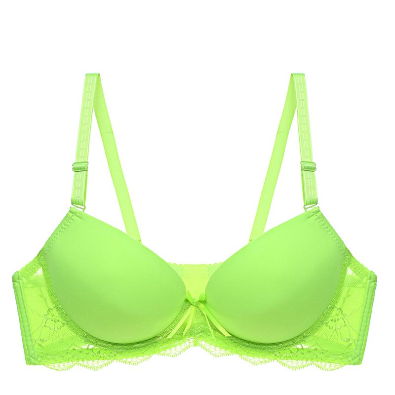 Japanese Style Summer Thin Top and Thick Bottom Comfortable Breathable Women's Bra Sports Seamless Molded Cup Girl's Underwear Bra