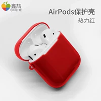 Жесткий раздельный чехол для AirPods 1/2 поколения, красный
