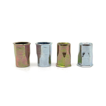 Small head semi-hexagonal riveting nut sunk head hexagonal riveting nut hexagonal riveting nut anti-rotation M4M5M6M8M10