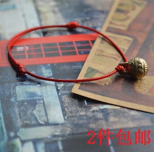 Đồng hồ đeo tay nữ ban đầu làm bằng tay retro Sen quốc gió bạn gái đôi quà tặng trang sức vòng chân điều chỉnh - Vòng chân lắc chân đẹp