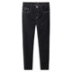 Sea J Cut schwarze Jeans Micro Stretch Herren schmale gerade Hose Jugend Herbst und Winter Hose mit mittlerer Taille NZK130