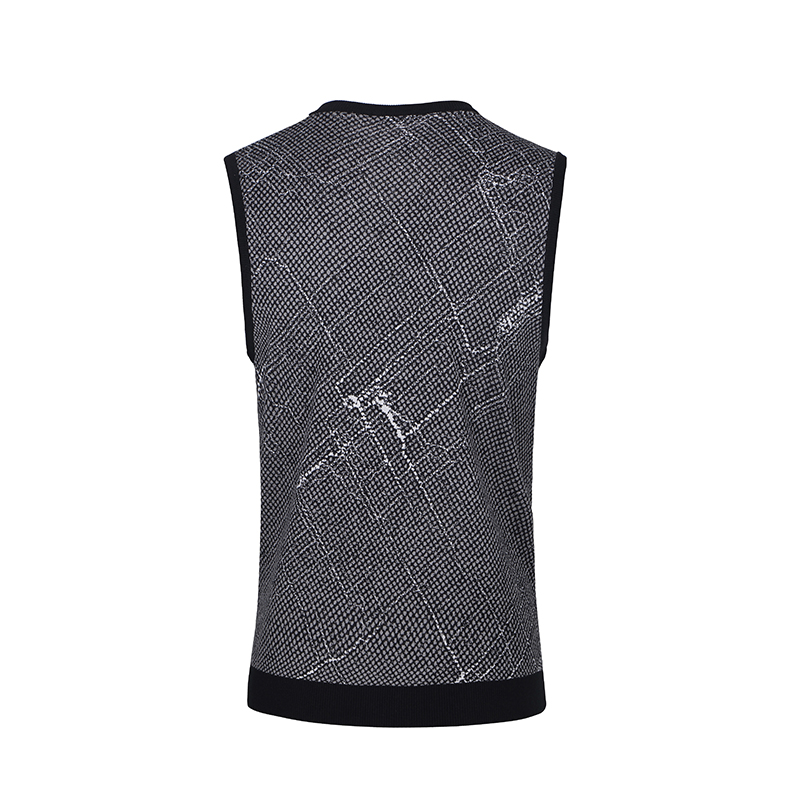 Báo chim nam vest áo thun cotton cotton mùa xuân và mùa thu chạm đáy áo trẻ trung cổ chữ V vest xám áo ba lỗ tanktop nam