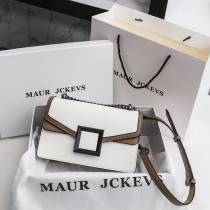 Hong Kong MaurJckevs leather small square bag womens 2021 new fashion versatile niche design crossbody chain bag