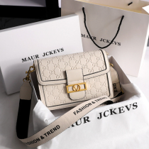 Hong Kong MaurJckevs leather womens bag 2021 new fashion versatile broadband shoulder messenger bag small square bag