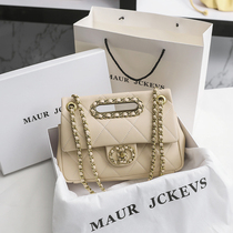 Hong Kong MaurJckevs leather small fragrance chain bag women 2021 new fashion shoulder messenger armpit bag