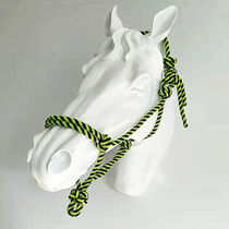 Horse faucet American-style training faucet bold nylon rope weaving size can be adjusted in various colors at will