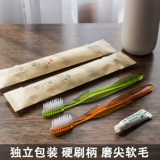 Мягкая высококлассная одноразовая зубная щетка для отеля для домашнего использования, зубная паста, комплект