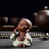 豪祥 Мини -чай для питомца пианино, шахматы, каллиграфия и живопись маленький монах кунг -фу чайная посуда украшения творческий чай