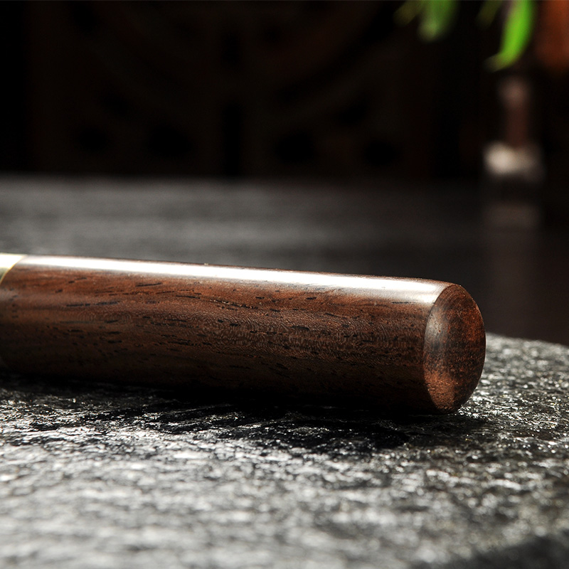 Hao auspicious tea ebony ChaZhen travel taper knife black tea pu 'er tea tea tea tea accessories