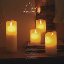 Rocking The Twilight Twilight Small Night Light Atmosphere Sensation Decorative Lights Electronic Candle Lamp Dorm Bedroom Café Tabletop Hem
