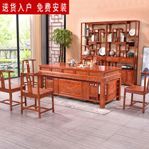 Hefei tea table combination solid wood household small tea table living room tea table Kung Fu tea set Chinese spot simple modern