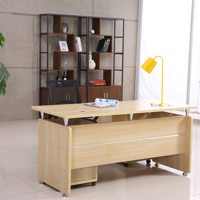 Hefei desk single boss desk 1 2 1 4m staff desk computer desk chair office modern minimalist desktop