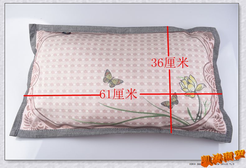 Mùa hè Gối Bìa Tre Mat Gối Mùa Hè Rendezvous Gối Gối Tre Trường Hợp Mùa Hè Băng Lụa Mát Pillow Case Pair 2