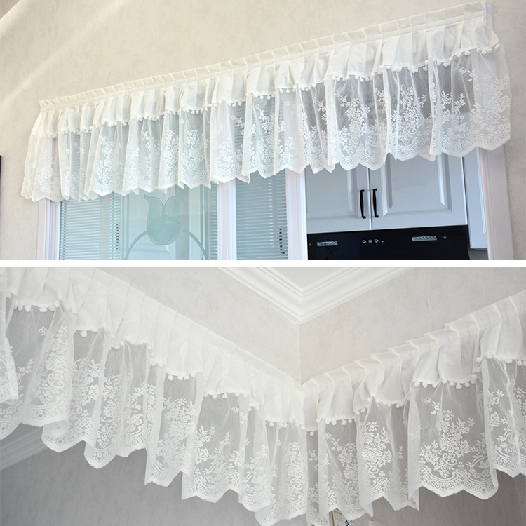 No-Drill Bay Window Curtain, Semi-Blackout Decorative Plaid Sheer Curtain with Magic Tape Top, Dustproof and Blocking, Short Curtain for Bookshelf