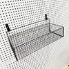 Perforated board accessories mesh basket metal long hole round hole universal storage shelf shelf storage hook basket DIY IKEA