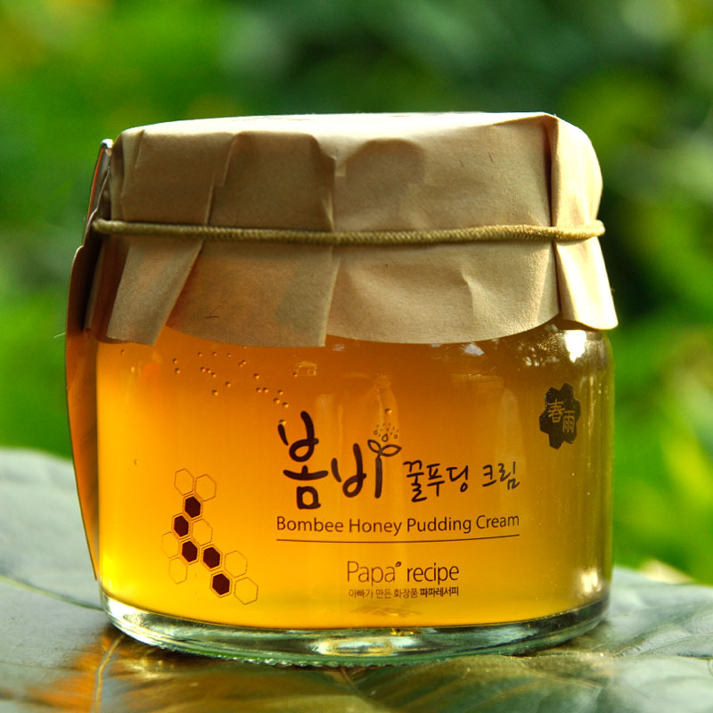 韩国正品papa recipe春雨布丁果冻面霜蜂蜜补水保湿睡眠面膜135ML