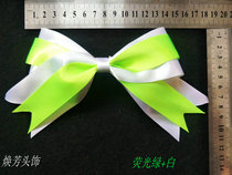  Red white blue yellow green purple orange blossom ball la la dance bow headdress hair accessories hairpin impulse style