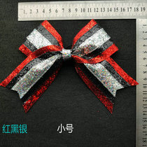  La La fuck red black and white silver competitive competition Bow headdress Hair accessories hairpin full discount