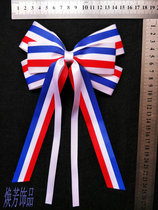  Flower ball skills La la exercise Fitness exercise dance head flower hair card headdress hairpin hairband full mail discount red white and blue