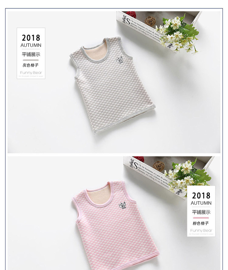 Trẻ em mùa thu và mùa đông ấm áp mặc vest bé trai và bé gái mặc siêu mềm bó sát cộng với áo vest nhung cotton dày áo khoác ba lỗ có mũ bé gái