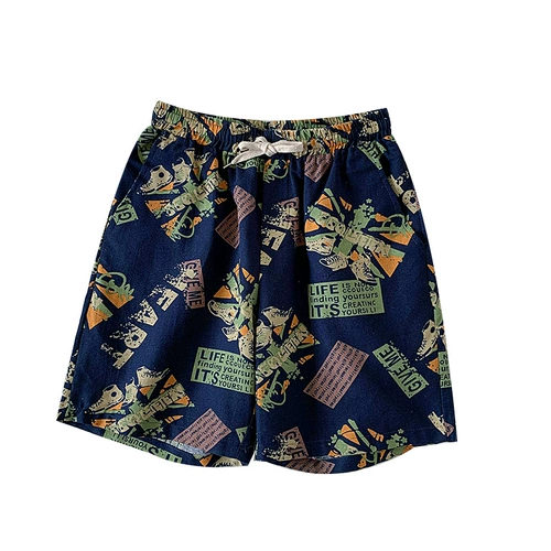 Летние тонкие шорты для отдыха, спортивные пляжные штаны, оверсайз, размер