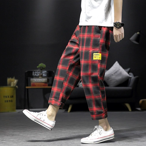 Осенние демисезонные трендовые штаны, большой размер, свободный прямой крой