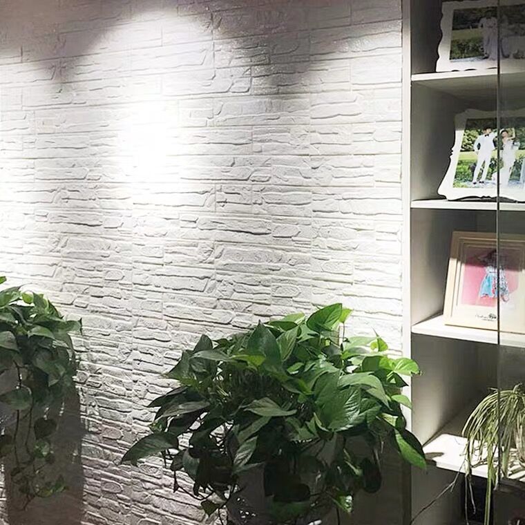 3d three-dimensional wall stickers bedroom living room Shop Image wall brick wallpaper background wall waterproof cultural fossil self-adhesive wallpaper