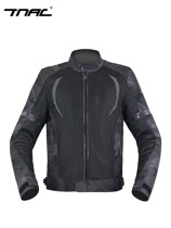 TNAC Tuochi Bat motorcycle riding suit Mens summer mesh breathable camouflage anti-drop reflective motorcycle suit jacket