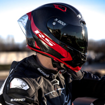 Italy imported X-LITE carbon fiber motorcycle helmet NOLAN 803RS full helmet four seasons men and women big tail