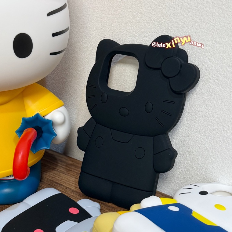 Hello Kitty Cartoon Silicone Phone Case for iPhone 17, 16, 15, 14 and 13 - view 15