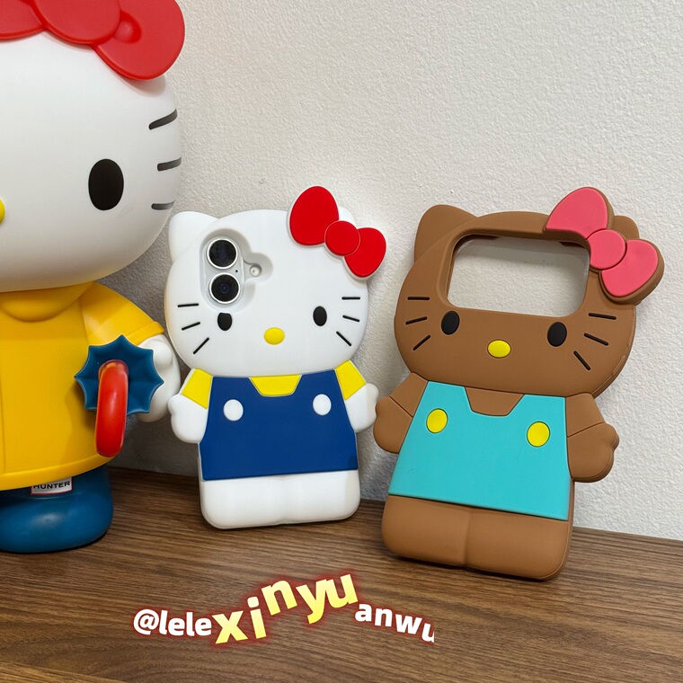 Hello Kitty Cartoon Silicone Phone Case for iPhone 17, 16, 15, 14 and 13 - view 13