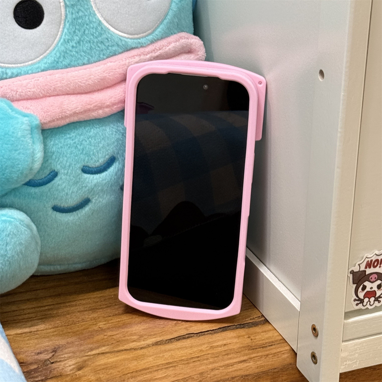 Cute Chill Pills Silicone Pink iPhone Case