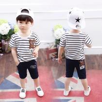  4 summer 3-to-shorts sets 5 boys  clothes Primary school summer clothes Children 2 and a half years old 