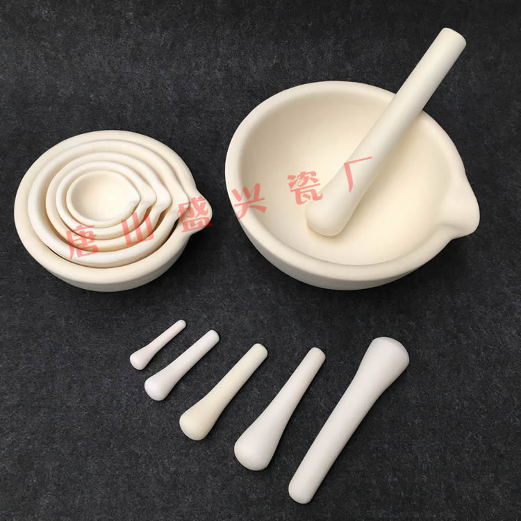 外径60-225mm 唐山99瓷 刚玉研钵 刚玉乳钵 高铝乳钵 氧化铝研钵