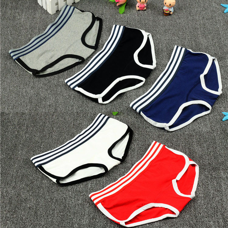 Cotton size lớn nữ boxer đồ lót trung tính les đồ lót ở eo Cotton nữ bốn góc tam giác đẹp trai t quần lót cô gái quần lót nữ thun lạnh siêu mỏng